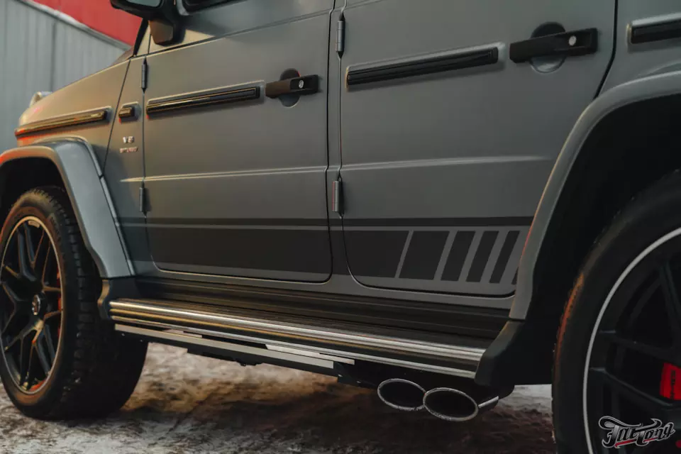 Mercedes G63AMG. Керамика кузова, дисков и суппортов. Доводчики на двери и выдвижные пороги для передних пассажиров!